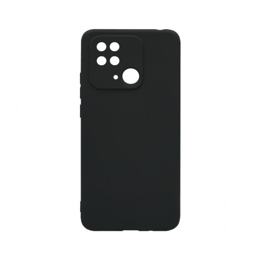 Husa BestCase® 0.8MM Slim Silicon, Compatibila Cu Xiaomi Redmi 10C / Poco C40, Rezistenta la uzura, Protectie Camera, Negru