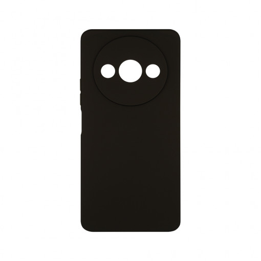 Husa BestCase® 0.8MM Slim Silicon, Compatibila Cu Xiaomi Redmi A3, Rezistenta la uzura, Protectie Camera, Negru