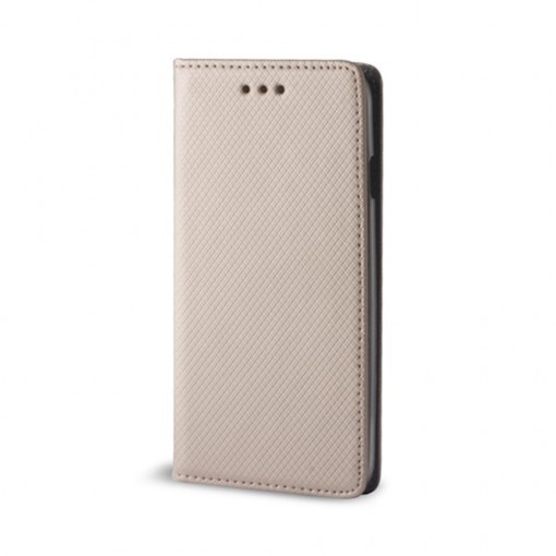 Husa BestCase® Flip Cover, Tip Carte, Compatibila Cu Xiaomi Redmi Note 11 Pro, Inchidere Magnetica, Buzunar Card, Auriu