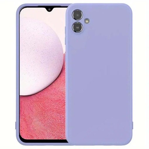 Husa BestCase® Premium Silicon, Compatibila Cu Samsung Galaxy A04, 1.2MM Slim, Microfibra in interior, Mov