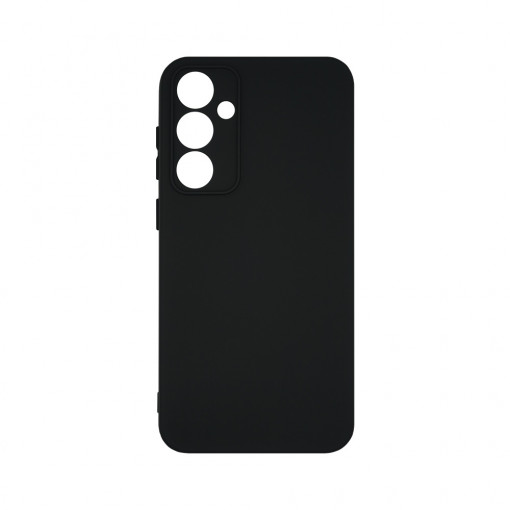 Husa BestCase® Premium Silicon, Compatibila Cu Samsung Galaxy A15, 1.2MM Slim, Microfibra in interior, Antisoc, Rezistent la socuri, Protectie Camera, Margini ridicate pentru protectia ecranului, Negru
