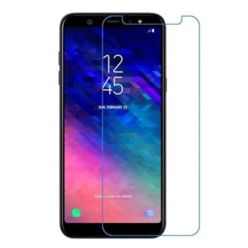 Intelli® Folie Sticla compatibila cu Samsung Galaxy A6 Plus, 0.33mm, 9H, Case friendly, Folia nu acopera tot ecranul, Transparent