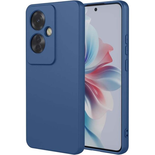 BestCase® Husa Premium Silicon, Compatibila Cu Xiaomi Redmi 13, 1.2MM Slim, Microfibra in interior, Antisoc, Rezistent la socuri, Protectie Camera, Albastru inchis
