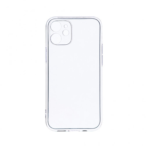 Husa BestCase® Clear Silicon 2MM, Compatibila Cu Apple iPhone 11, Antisoc, Protectie Camera, Margini ridicate pentru protectia ecranului, Transparent