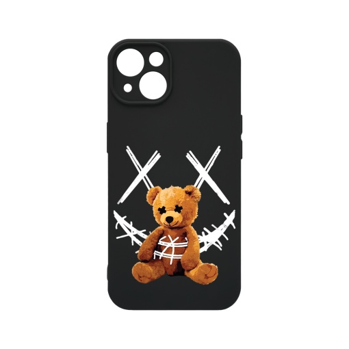 Husa BestCase® Premium Silicon, Compatibila Cu Apple iPhone 15 Plus, 1.2MM Slim, Teddy Bear Smile, PB 982