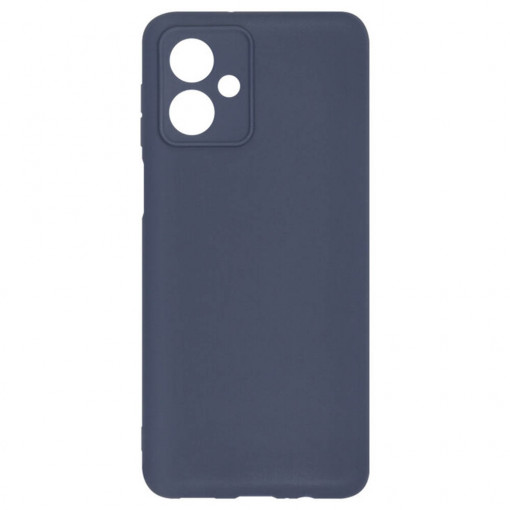 Husa BestCase® Premium Silicon, Compatibila Cu Motorola Moto G14, 1.2MM Slim, Microfibra in interior, Antisoc, Rezistent la socuri, Protectie Camera, Margini ridicate pentru protectia ecranului, Albastru inchis