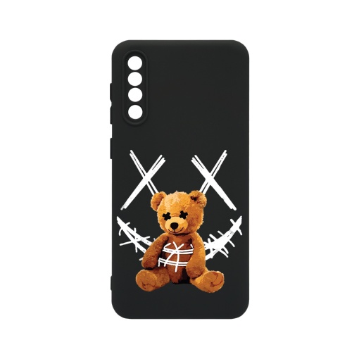 Husa BestCase® Premium Silicon, Compatibila Cu Samsung Galaxy A30s, 1.2MM Slim, Teddy Bear Smile, PB 982