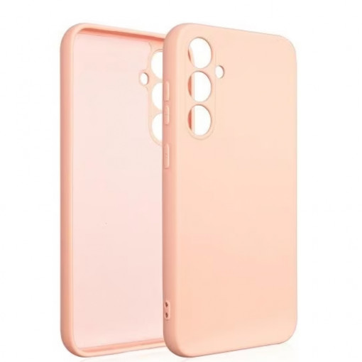 Husa BestCase® Premium Silicon, Compatibila Cu Samsung Galaxy S23 FE, 1.2MM Slim, Microfibra in interior, Antisoc, Rezistent la socuri, Protectie Camera, Margini ridicate pentru protectia ecranului, Pink