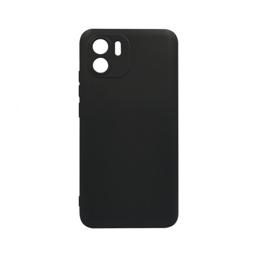 Husa BestCase® Premium Silicon, Compatibila Cu Xiaomi Redmi A2, 1.2MM Slim, Microfibra in interior, Antisoc, Rezistent la socuri, Protectie Camera, Margini ridicate pentru protectia ecranului, Negru