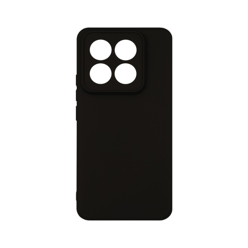 BestCase® Husa 0.8MM Slim Silicon, Compatibila Cu Xiaomi 14T, Rezistenta la uzura, Protectie Camera, Negru mat