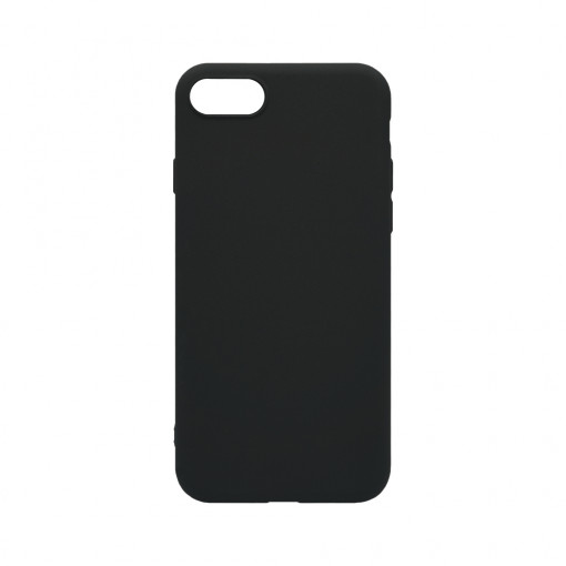 Husa BestCase® 0.8MM Slim Silicon, Compatibila Cu Apple iPhone 8 Plus, Rezistenta la uzura, Negru