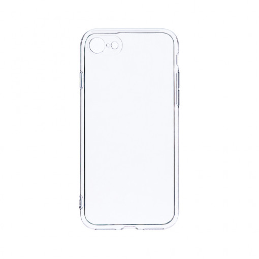 Husa BestCase® Clear Silicon 2MM, Compatibila Cu Apple iPhone 7 / iPhone 8, Antisoc, Protectie Camera, Margini ridicate pentru protectia ecranului, Transparent