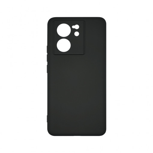 Husa BestCase® Premium Silicon, Compatibila Cu Xiaomi 13T Pro 5G, 1.2MM Slim, Microfibra in interior, Antisoc, Rezistent la socuri, Protectie Camera, Margini ridicate pentru protectia ecranului, Negru