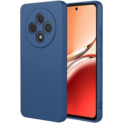 Husa pentru Xiaomi Redmi 14C, BestCase® Slim Premium Silicon 1.2MM, Microfibra in interior, Antisoc, Protectie camera si ecran, Albastru inchis