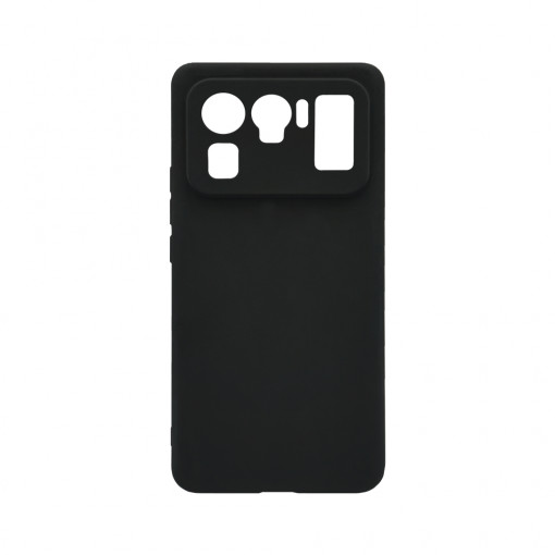Husa BestCase® 0.8MM Slim Silicon, Compatibila Cu Xiaomi Mi 11 Ultra, Rezistenta la uzura, Protectie Camera, Negru