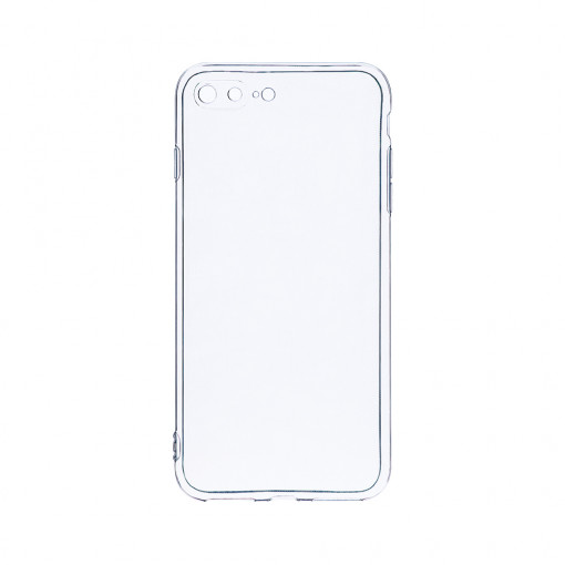 Husa BestCase® Clear Silicon 2MM, Compatibila Cu Apple iPhone 7 Plus / iPhone 8 Plus, Antisoc, Protectie Camera, Margini ridicate pentru protectia ecranului, Transparent