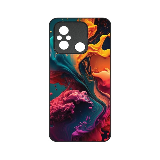 Husa BestCase® Slim Glassy, Compatibila Cu Xiaomi Redmi 12C, Liquid Colors, G 1234
