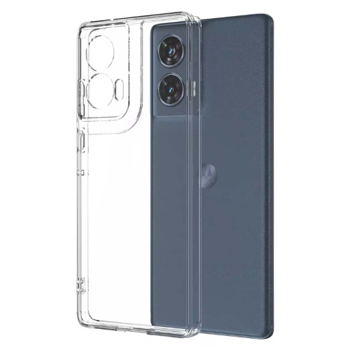 BestCase® Husa Clear Silicon 2MM, Compatibila Cu Motorola Edge 50 Fusion, Antisoc, Protectie Camera, Margini ridicate pentru protectia ecranului, Transparent