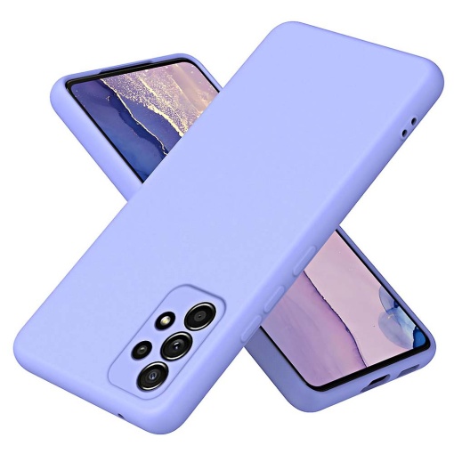 BestCase® Husa Premium Silicon, Compatibila Cu Samsung Galaxy A52 / A52 5G / A52s, 1.2MM Slim, Microfibra in interior, Antisoc, Rezistent la socuri, Protectie Camera, Mov