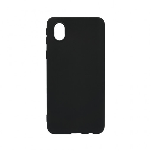 Husa BestCase® 0.8MM Slim Silicon, Compatibila Cu Samsung Galaxy A01 Core, Rezistenta la uzura, Negru