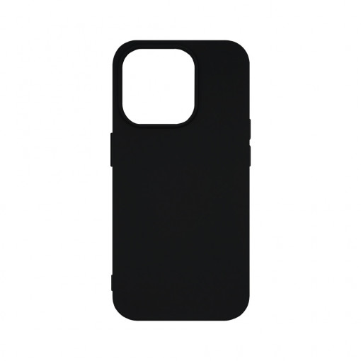 Husa BestCase® Premium Silicon, Compatibila Cu Apple iPhone 15 Pro Max, 1.2MM Slim, Microfibra in interior, Antisoc, Rezistent la socuri, Protectie Camera, Margini ridicate pentru protectia ecranului, Negru