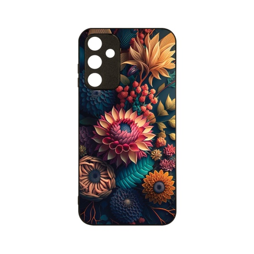 Husa BestCase® Slim Glassy, Compatibila Cu Samsung Galaxy A05s, Colorful Flowers, G 1241