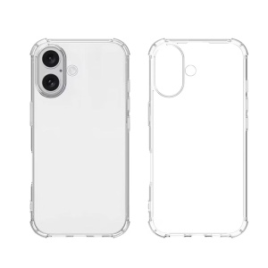 BestCase® Husa Anti Shock 1.5MM, Compatibila Cu Apple iPhone 16 Plus, Rezistenta La Socuri, Transparent - Img 1