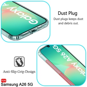 BestCase® Husa Clear Silicon pentru Samsung Galaxy A26 5G, Transparent - Img 3