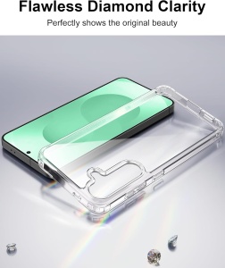BestCase® Husa Clear Silicon pentru Samsung Galaxy S25 Plus, Transparent - Img 2