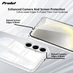 BestCase® Husa Clear Silicon pentru Samsung Galaxy S25, Transparent - Img 2