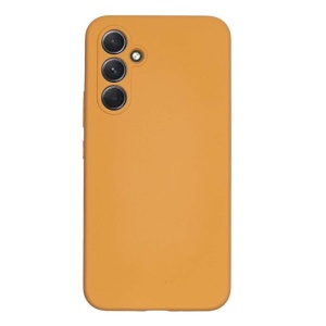 BestCase® Husa Premium Silicon, Compatibila Cu Samsung Galaxy A25, 1.2MM Slim, Microfibra in interior, Antisoc, Rezistent la socuri, Protectie Camera, Caramel Bronz - Img 1