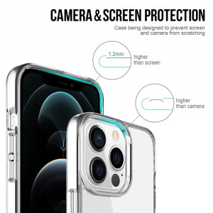 Husa BestCase® Clear Silicon 2MM, Compatibila Cu Realme C35, Antisoc, Protectie Camera, Margini ridicate pentru protectia ecranului, Transparent - Img 2