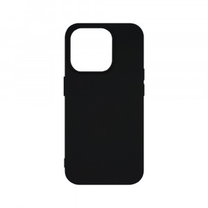 Husa BestCase® Premium Silicon, Compatibila Cu Apple iPhone 15 Pro, 1.2MM Slim, Microfibra in interior, Antisoc, Rezistent la socuri, Protectie Camera, Margini ridicate pentru protectia ecranului, Negru - Img 1