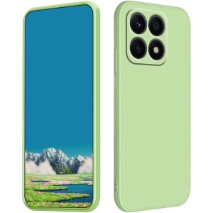 Husa BestCase® Premium Silicon, Compatibila Cu Honor X8a, 1.2MM Slim, Microfibra in interior, Verde avocado - Img 1