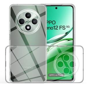 BestCase® Husa Clear Silicon 2MM, Compatibila Cu OPPO Reno12 FS 5G / Reno12 F 5G, Antisoc, Protectie Camera, Transparent - Img 1
