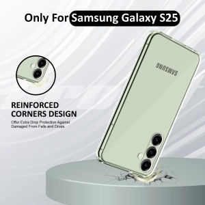 BestCase® Husa Clear Silicon pentru Samsung Galaxy S25, Transparent - Img 3