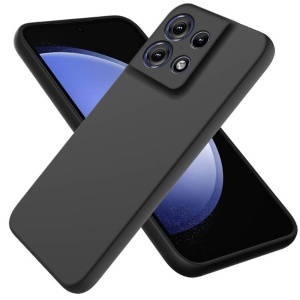BestCase® Husa Slim Silicon pentru Motorola Moto G75, Negru mat - Img 1