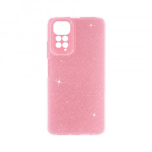 Husa BestCase® Crystal Glitter 2MM, Compatibila Cu Xiaomi Redmi Note 12S, Anti-soc, Microfibra in interior, Rezistenta la uzura, Protectie Camera, Glitter Pink - Img 1