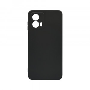 Husa BestCase® Premium Silicon, Compatibila Cu Motorola Moto G04, 1.2MM Slim, Microfibra in interior, Antisoc, Rezistent la socuri, Protectie Camera, Margini ridicate pentru protectia ecranului, Negru - Img 1