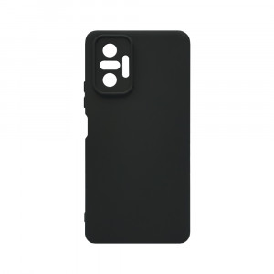 Husa BestCase® Premium Silicon, Compatibila Cu Xiaomi Redmi Note 10 Pro, 1.2MM Slim, Microfibra in interior, Antisoc, Rezistent la socuri, Protectie Camera, Margini ridicate pentru protectia ecranului, Negru - Img 1