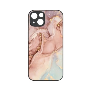 Husa BestCase® Slim Glassy, Compatibila Cu Apple iPhone 15 Plus, Rose Marble, G 1253 - Img 1