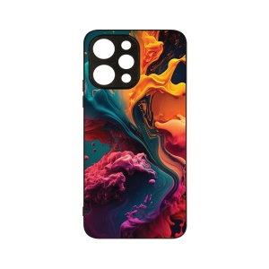 Husa BestCase® Slim Glassy, Compatibila Cu Xiaomi Redmi 12, Liquid Colors, G 1234 - Img 1