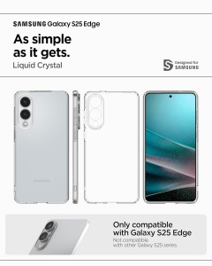 BestCase® Husa Clear Silicon pentru Samsung Galaxy S25 Edge, Transparent - Img 2
