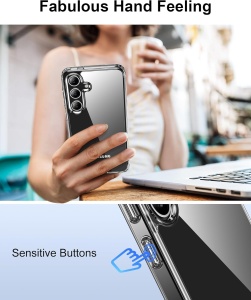 BestCase® Husa Clear Silicon pentru Samsung Galaxy S25 Plus, Transparent - Img 4