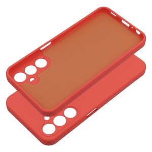 BestCase® Husa Premium Silicon, Compatibila Cu Apple iPhone 15 Pro Max, 1.2MM Slim, Microfibra in interior, Antisoc, Rezistent la socuri, Protectie Camera, Portocaliu - Img 2