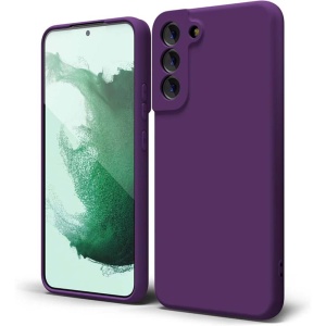 BestCase® Husa Premium Silicon, Compatibila Cu Samsung Galaxy S22, 1.2MM Slim, Microfibra in interior, Antisoc, Rezistent la socuri, Protectie Camera, Violet - Img 1