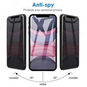 Folie Sticla Privacy compatibila cu Apple iPhone 15 Plus, 9H, 0.3MM - Img 4