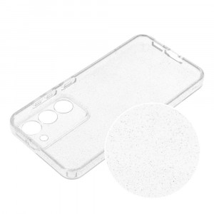 Husa BestCase® Crystal Glitter 2MM, Compatibila Cu Samsung Galaxy A05, Anti-soc, Rezistenta la uzura, Protectie Camera, Glitter Silver - Img 2