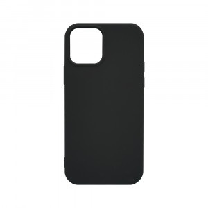 Husa BestCase® Premium Silicon, Compatibila Cu Apple iPhone 12, 1.2MM Slim, Microfibra in interior, Antisoc, Rezistent la socuri, Protectie Camera, Margini ridicate pentru protectia ecranului, Negru - Img 1