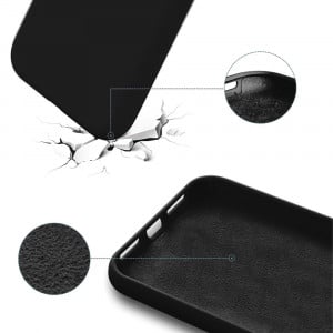 Husa BestCase® Premium Silicon, Compatibila Cu Huawei nova 11 Pro, 1.2MM Slim, Microfibra in interior, Antisoc, Rezistent la socuri, Protectie Camera, Margini ridicate pentru protectia ecranului, Negru - Img 4